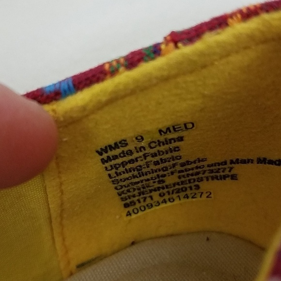 𝅺sonoma 9M peep toe shoes wedge heel aztek - Picture 5 of 7